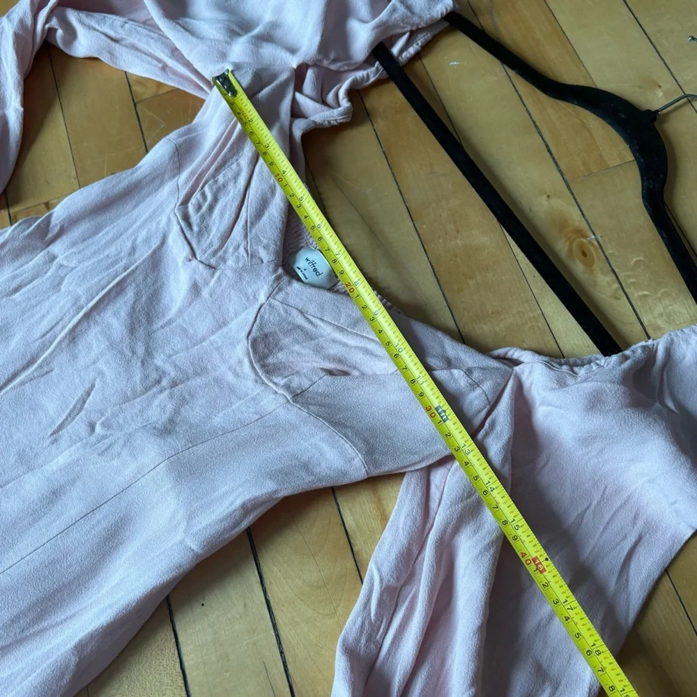 Aritzia Wilfred Sz 4 Novella Light Pink Feminine Romantic Dress - Picture 8 of 10